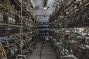 The complex machinery of a mining farm