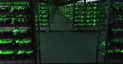 Mining farm showcasing zero carbon practices