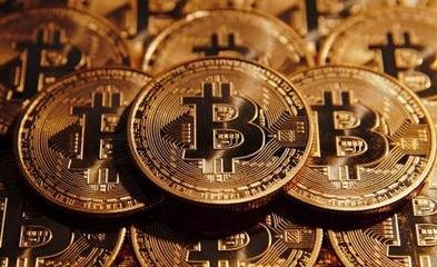 Expansive cryptocurrency mining farm with rows of high-performance mining rigs