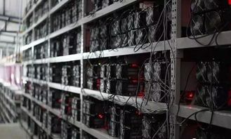 High-efficiency mining rig powering a cryptocurrency farm