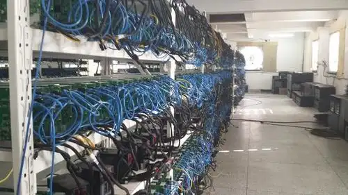 An advanced mining rig setup enhancing hashrate in an Indian hosting facility